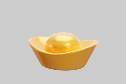 Preview: Chinese gold ingot yuan bao