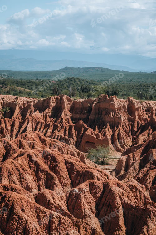 Preview: Extreme climate and cactuses in Tatacoa Red Desert Colombia Villavieja