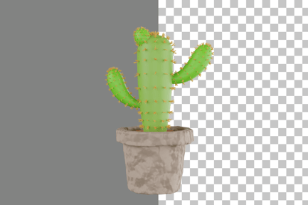 Preview: Cactus Plant 3D Icon