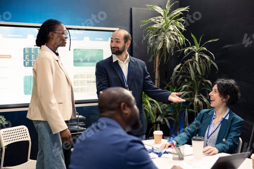 Preview: Enterprise director shaking hands and greeting their newest recruit