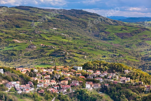 Preview: View from Titano mountain, San Marino at neighborhood