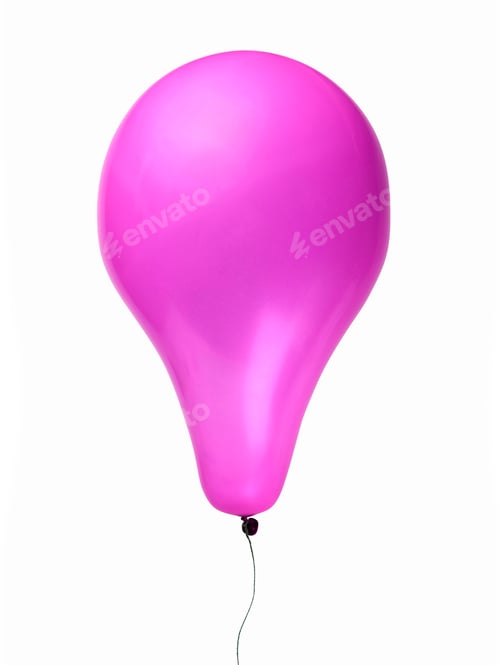 Preview: balloon on white with path
