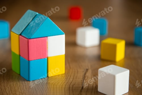 Preview: color wooden block