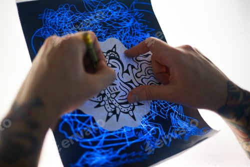Preview: Making tattoo sketch