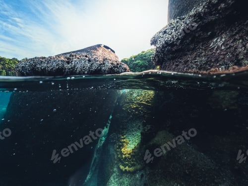 Preview: Underwater at the beach on the island