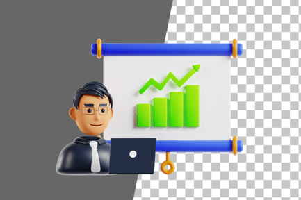 Preview: Business Presentation 3D Icon