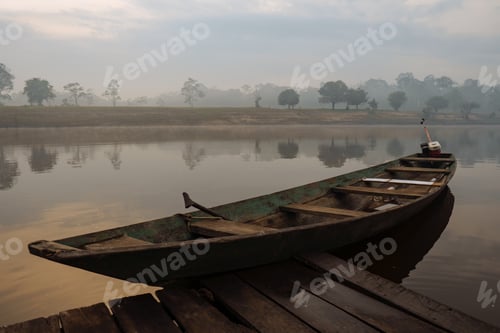 Preview: Boat on the Amazon.