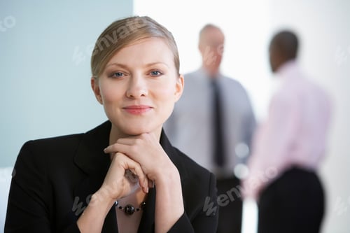 Preview: A Caucasian businesswoman