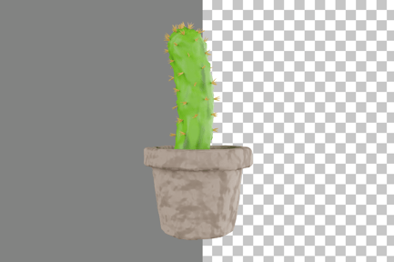 Preview: Cactus Plant 3D Icon