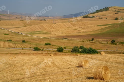 Preview: Country landscape near Oppido Lucano and San Chirico, Basilicata, Italy