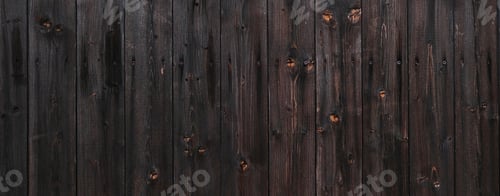 Preview: Natural Dark Wooden Background. Wooden rustic background. Old boards with Rusty nails.