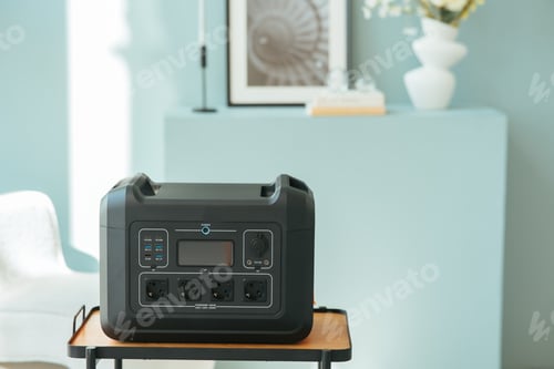 Preview: portable power station at home interior