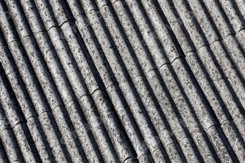 Preview: Closeup shot of an old corrugated roof
