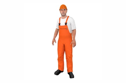 Preview: Construction Worker M1 Rigged