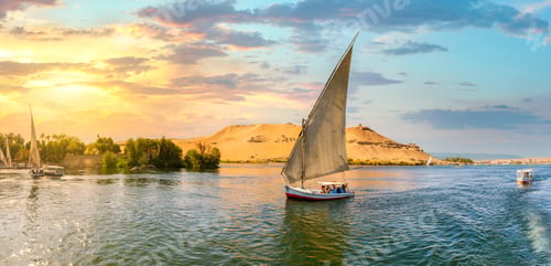 Preview: Sailboat at sunset