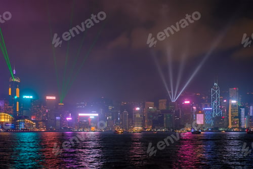 Preview: Hong Kong skyline. Hong Kong, China