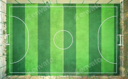 Preview: Soccer playground aerial.