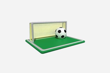 Preview: Goal Net 3D Illustration