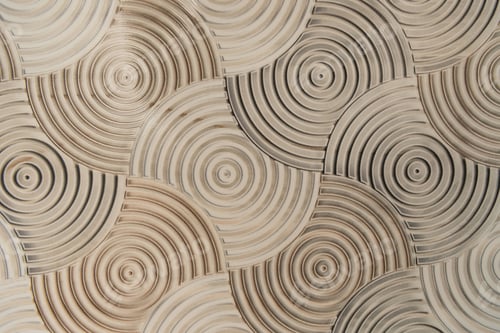 Preview: stone background with volumetric spiral pattern, top view