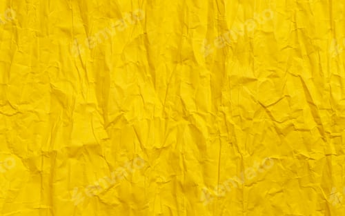 Preview: Yellow crumpled paper texture, grunge background