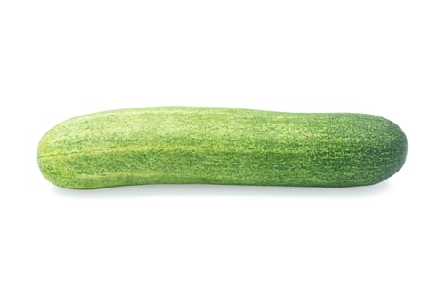Preview: cucumber isolated on white background with clipping path