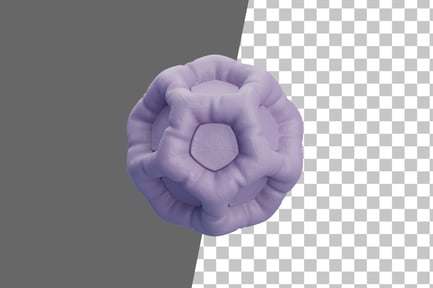 Preview: Abstract Ball Balloon Neon 3D Icon