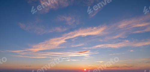 Preview: Sunset sky background