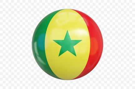 Preview: 3D Senegal Flag