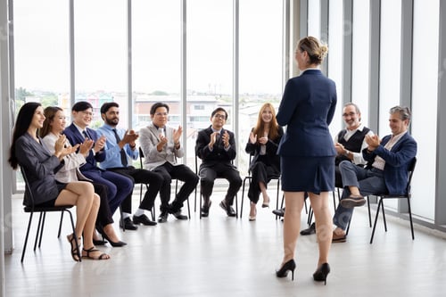 Preview: Group of multiethnic businessmen