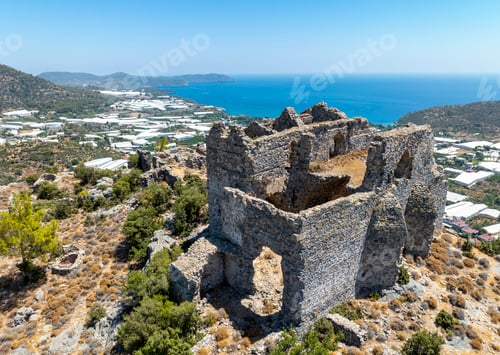 Preview: Softa Castle view in Bozyazi Town Mersin - Turkey