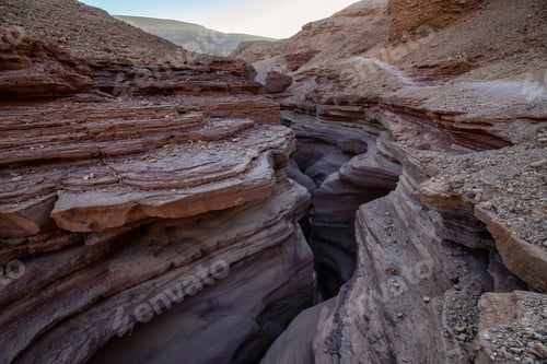 Preview: Landscape view of the Red Canyon in Eilat, Israel