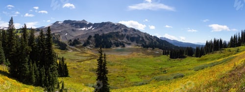 Preview: Canadian Mountain Landscape. Garibaldi, BC. Nature Background