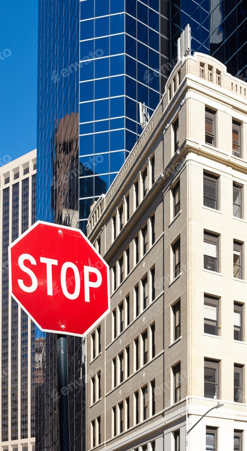 Preview: Stop sign on a street of New York City.