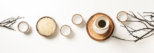Preview: Traditional Japanese alcoholic drink - Sake, traditional asian drinks concept