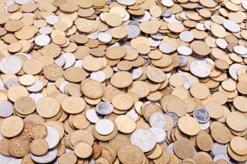 Preview: ukrainian coins background