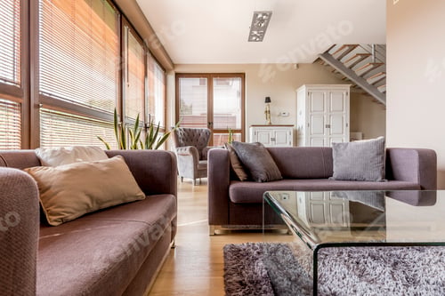 Preview: Bright living room with couches