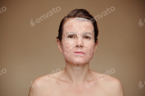 Preview: Woman with Moisturizing Sheet Mask