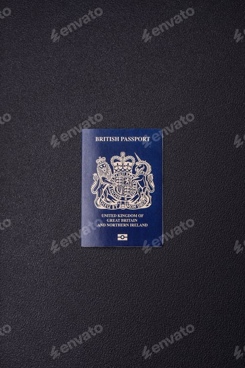 Preview: International passport of a citizen of Great Britain and Northern Ireland