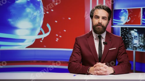 Preview: News anchor addressing important topics