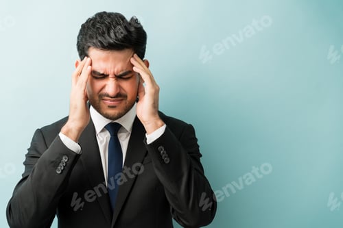 Preview: Handsome Businessman Suffering From Pain
