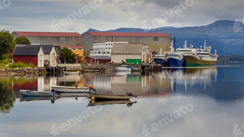Preview: Small harbor Local economy concept