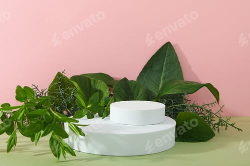 Preview: Composition with podium for your design and advertising