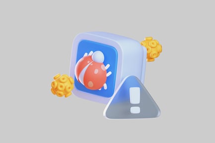 Preview: App bug warning alert design