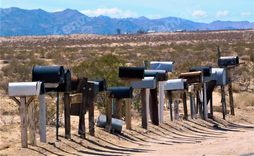 Preview: Mail Boxes on the Side of the Road in a VERY Rural Desert Area!