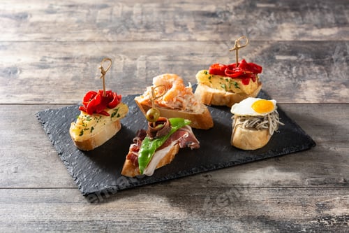 Preview: Assortment of Spanish pintxos