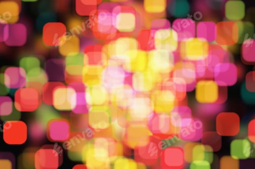 Preview: Nature Pattern- Light Bokeh Background. Celebratory Mood Magic Effect. Decorations Holiday- Design