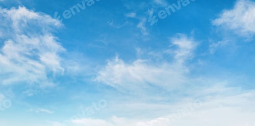 Preview: sky is blue and clear with clouds