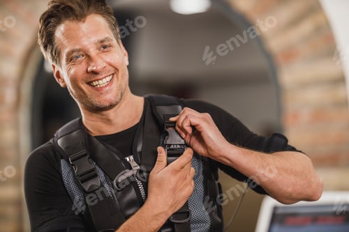 Preview: Man After EMS Training In The Gym