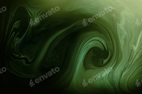 Preview: Dark green swirl patterned background