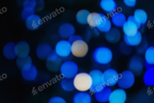 Preview: Nature Pattern- Light Bokeh Background. Celebratory Mood Magic Effect. Decorations Holiday- Design